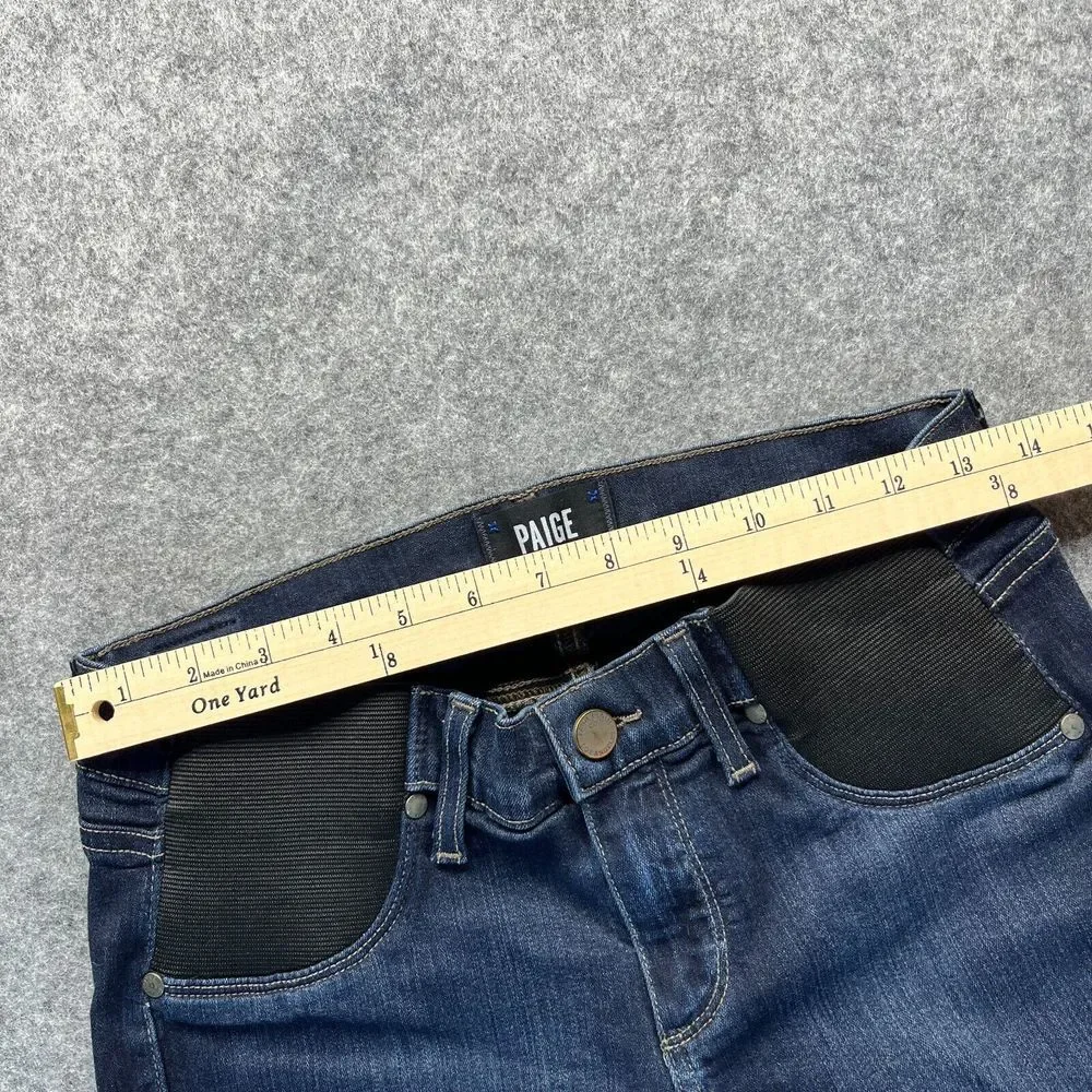 Paige Jeans Women's Size 27 Verdugo Ankle Skinny Dark Blue Stretch Denim‎